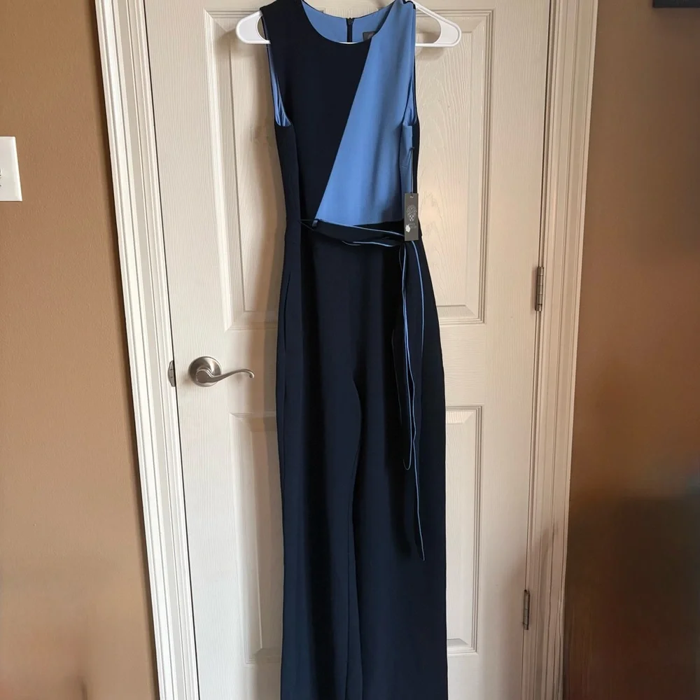 Vince Camuto Colorblock Jumpsuit - Picture 4 of 15